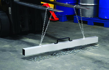 Heavy Duty Hanging Magnetic Sweepers 3 In. x 60 In. x 6-3/4 In. 65 Lb. Capacity Silver